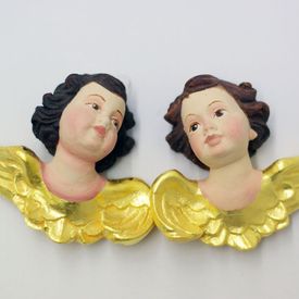 Tirolengel Paar (aus Alabaster) ; Preis: € 80,-